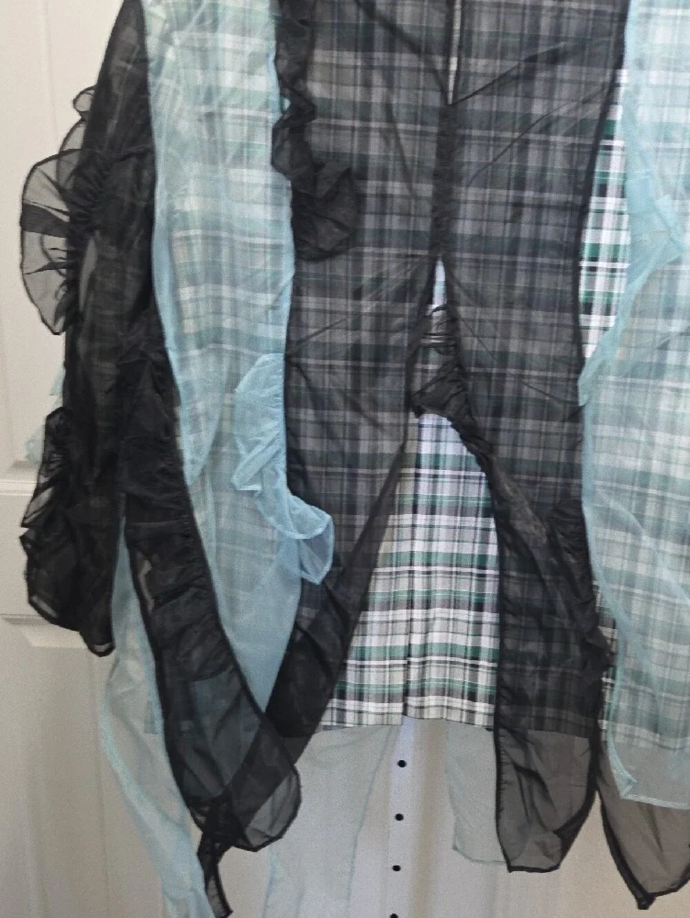 N/A mint plaid